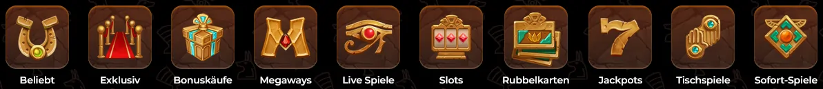 Selezione giochi AmunRa Casino
